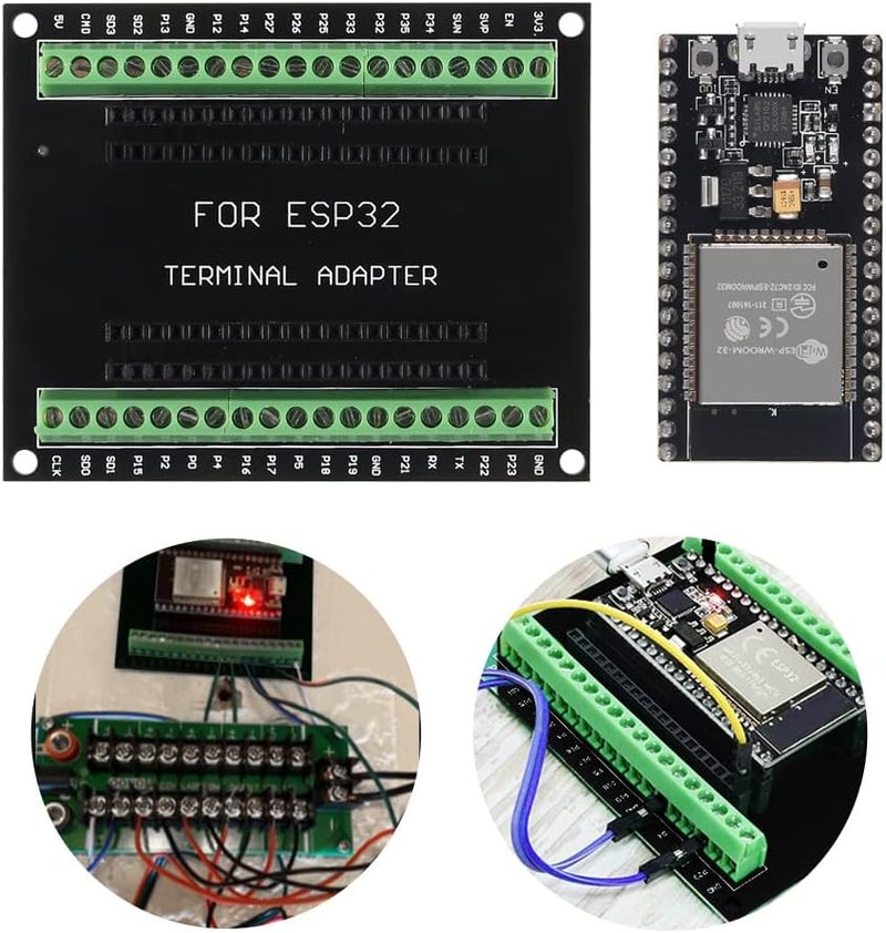AiTrip 5PCS ESP32 Breakout Board GPIO 1 into 2 for 38PIN No Mounting Hole Version ESP32 ESP-WROOM-32 ESP32 ESP-32S Development Board - Image 5